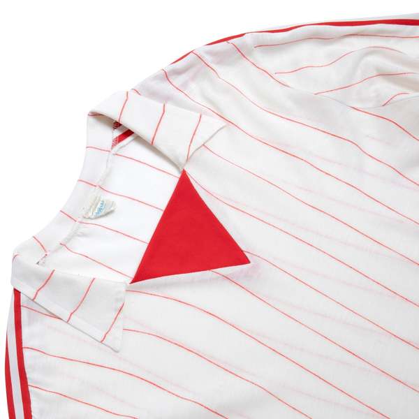 Sundazed Collegiate V Insert Double Knit Stripe Jersey - Ivory