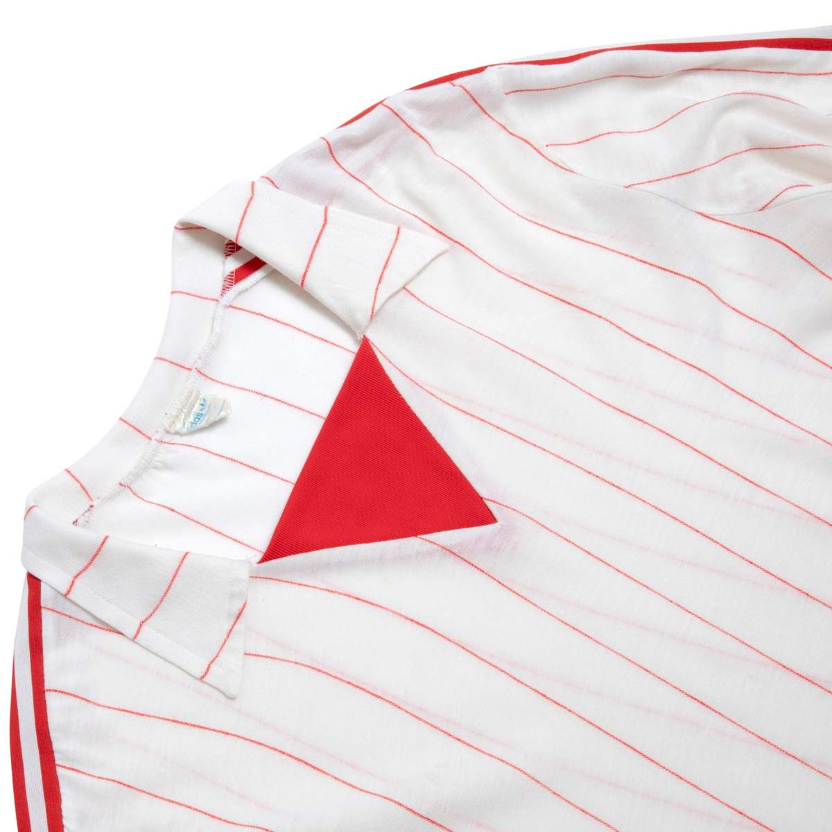Sundazed Collegiate V Insert Double Knit Stripe Jersey - Ivory - Image 2 of 3