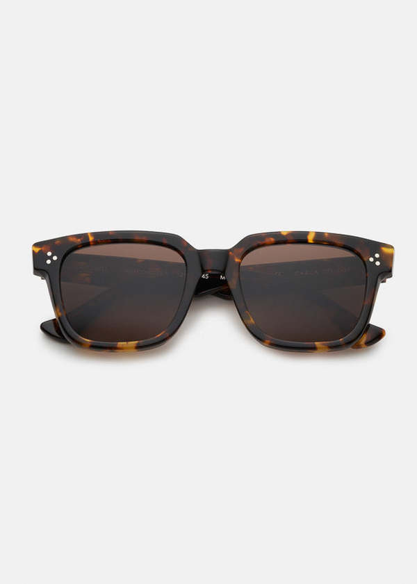 Carla Colour Monaro Square Sunglasses - Tort Tortoise