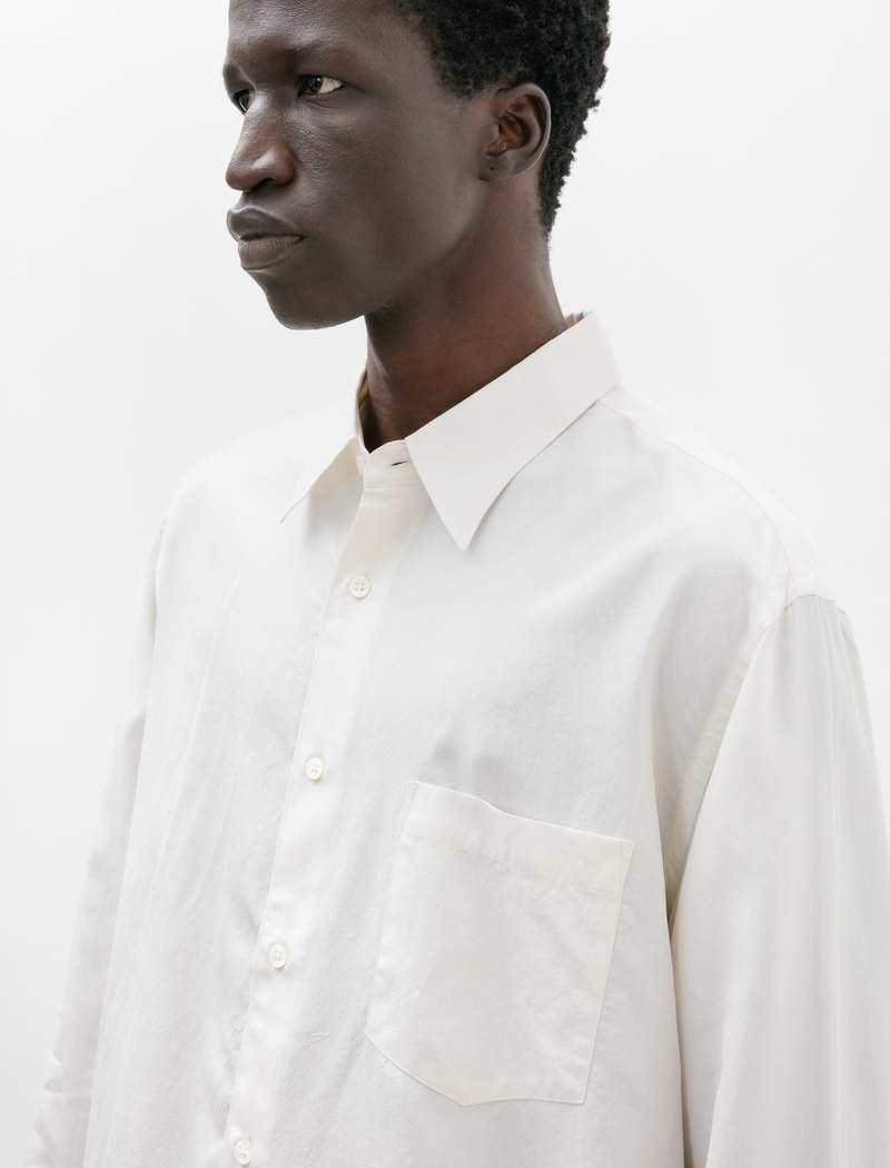 Ernie Palo Standard Silk Shirt - White | Garmentory