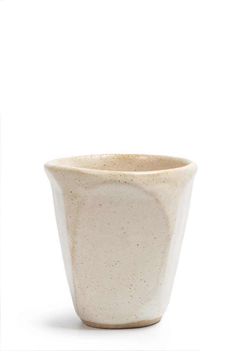 Olivia Fiddes Sliced Cup - Cream