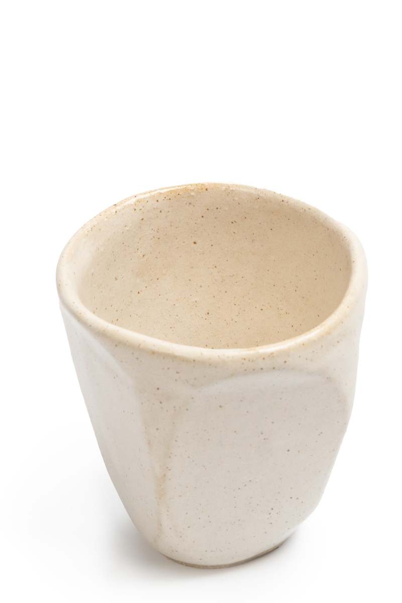 Olivia Fiddes Sliced Cup - Cream