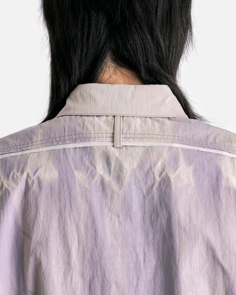 JiyongKim Sun-Bleached Raw Edge Shirt - Off White