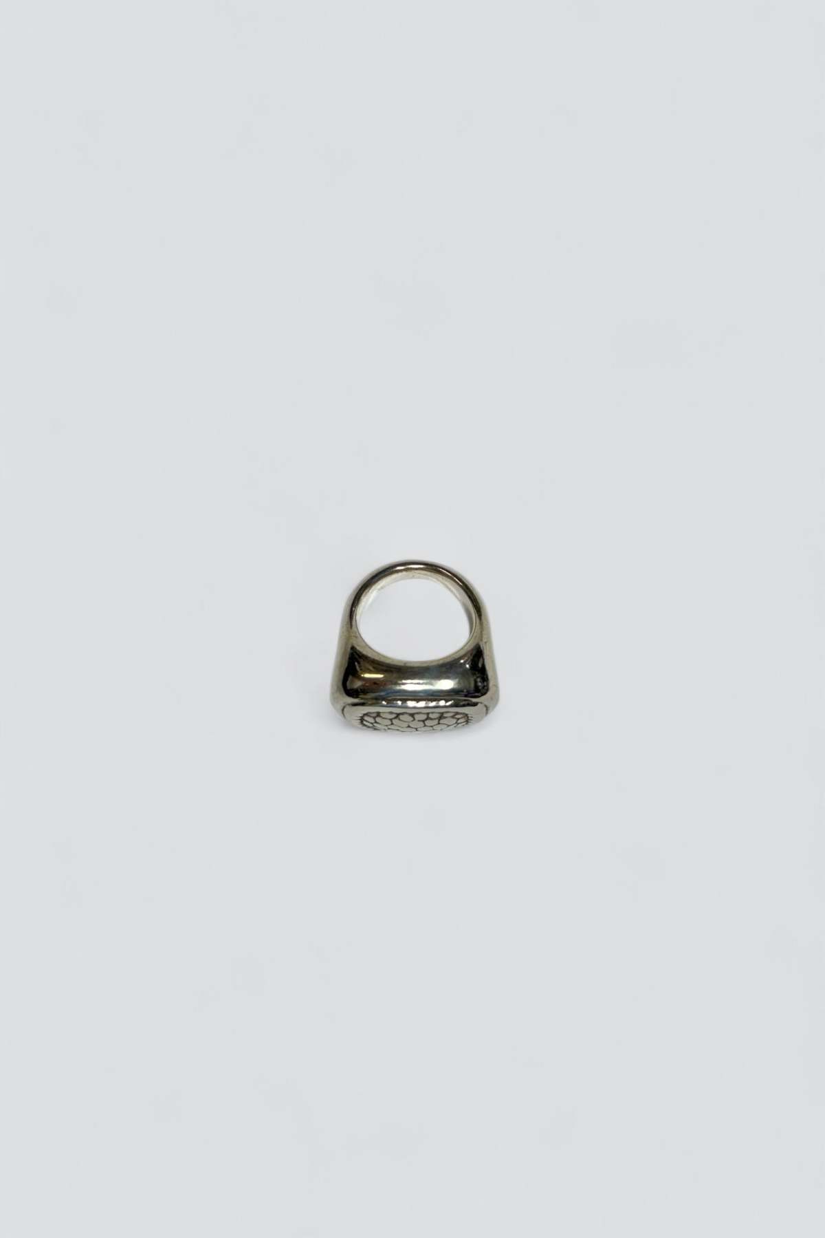 Big Embossed Dot Ring - Sterling Silver - Image 3 of 3