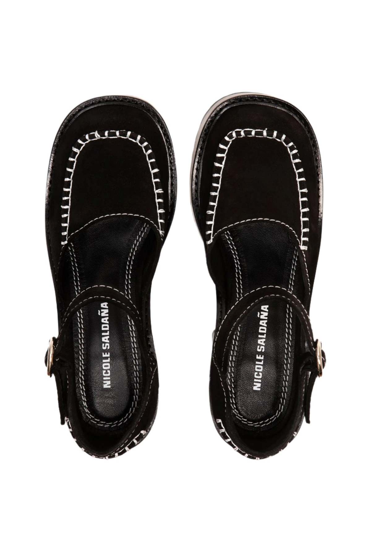 Nicole Saldana Frankie Shoes - Black Suede | Garmentory