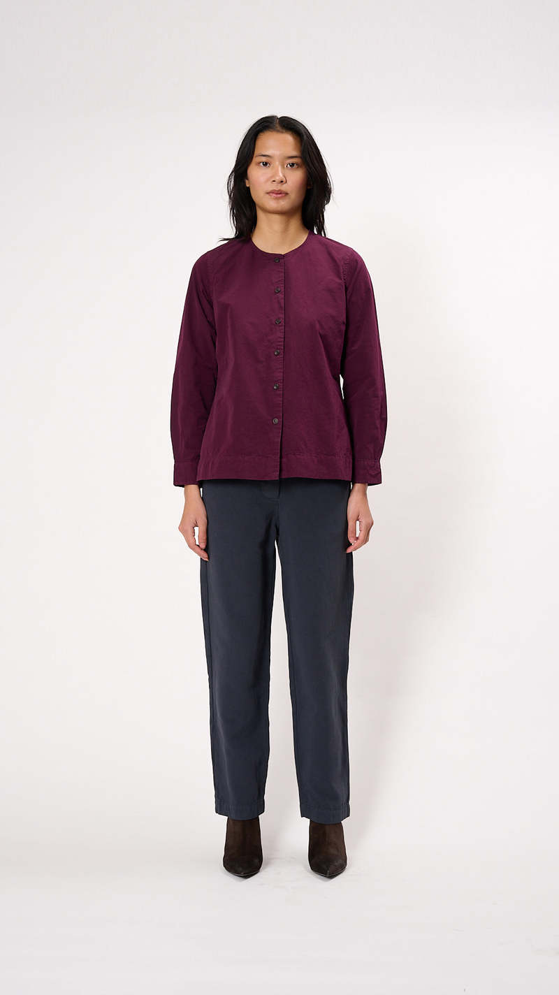 【訳あり】CASEY CASEY　 VERGER シャツ Casey Casey Verger Shirt - Blackberry | Garmentory