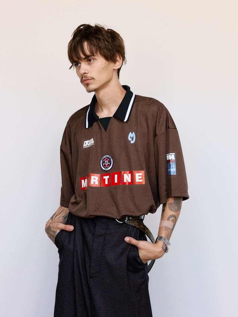＜Martine Rose＞ FOOTBALL TOP/Tシャツ Martine Rose - Oversized Football Top | HBX - Globally