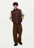 SOLID HOMME Quilted Pocket Vest - Brown - Thumbnail 2