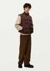 SOLID HOMME Quilted Pocket Vest - Brown - Thumbnail 3