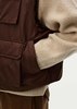 SOLID HOMME Quilted Pocket Vest - Brown - Thumbnail 10