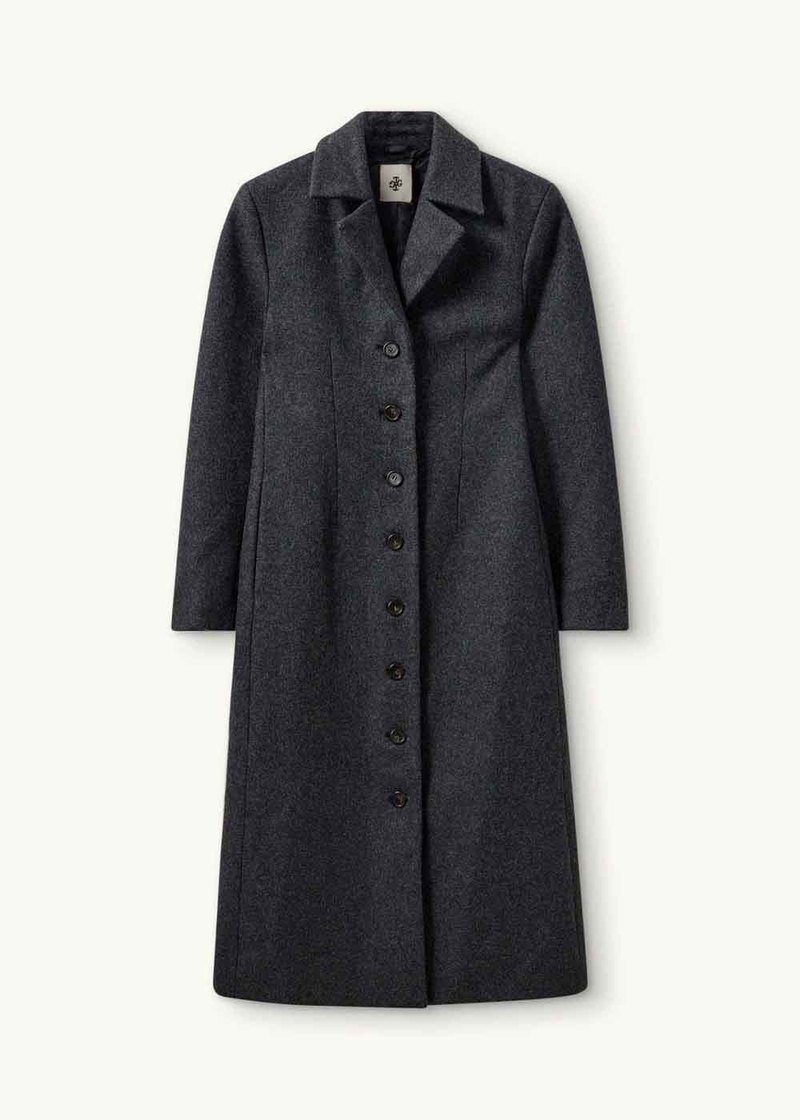 ジャケット・アウター epine volume wool tailored coat gray THE GARMENT Tailored Wool Coat - Grey | Garmentory