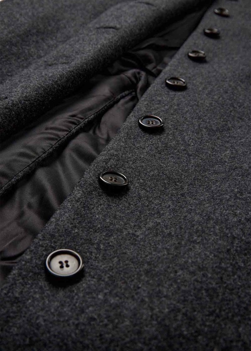 ジャケット・アウター epine volume wool tailored coat gray THE GARMENT Tailored Wool Coat - Grey | Garmentory