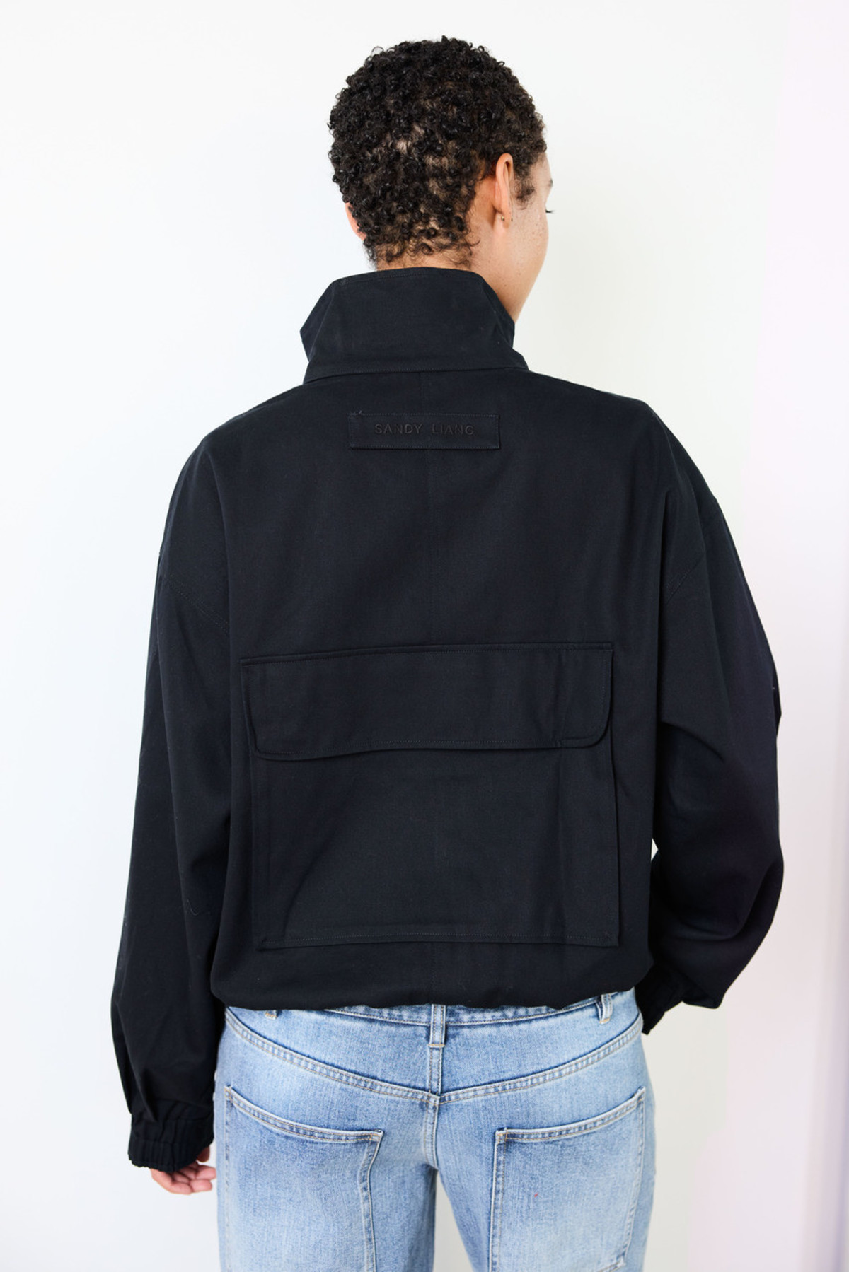 Sandy Liang Papas Jacket - Black | Garmentory