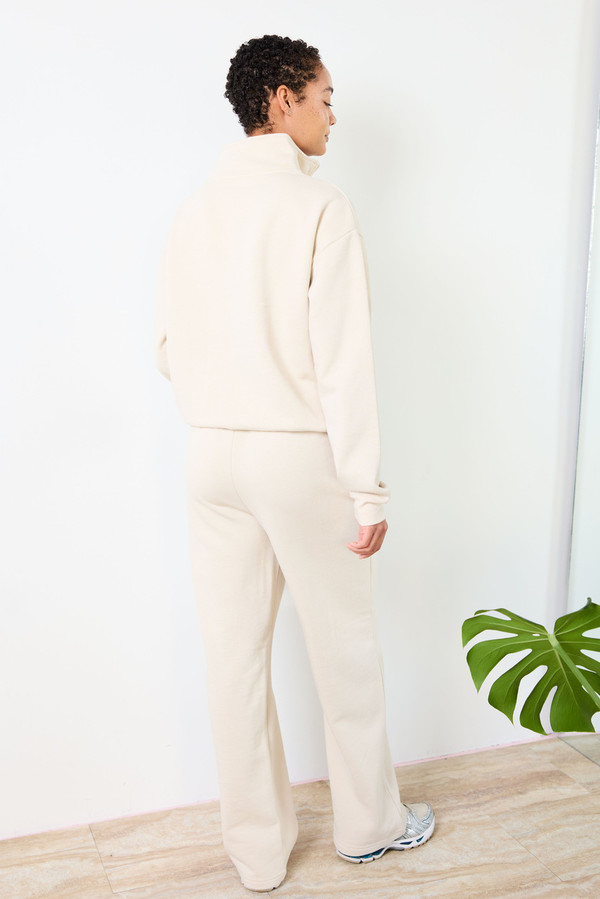 Opera Sport Marley Unisex Halfzip - Oat Milk | Garmentory