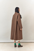 Runaway Bicycle Avery Trench Jacket - Brown - Thumbnail 5