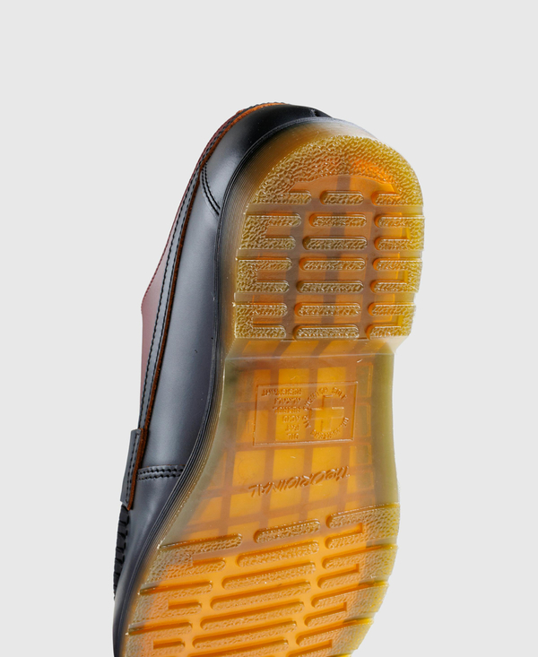 MM6 Maison Margiela x Dr. Martens Moccasin - Oxblood Red/Black