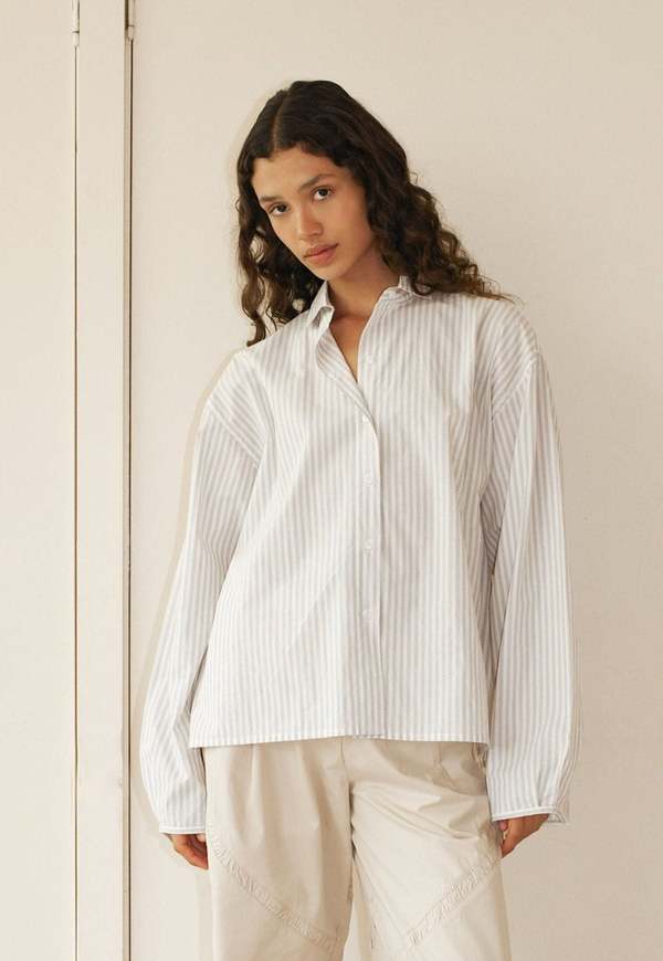 Deiji Studios Sash Shirt - Lake Stripe