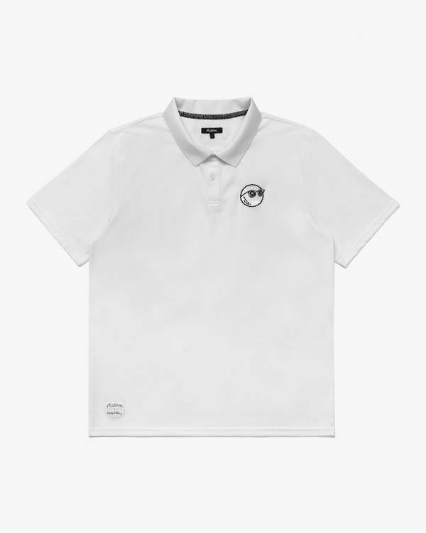 【完売品】Malbon X CLUBHAUS Tour Polo - White 完売品】Malbon X CLUBHAUS Tour Polo - White