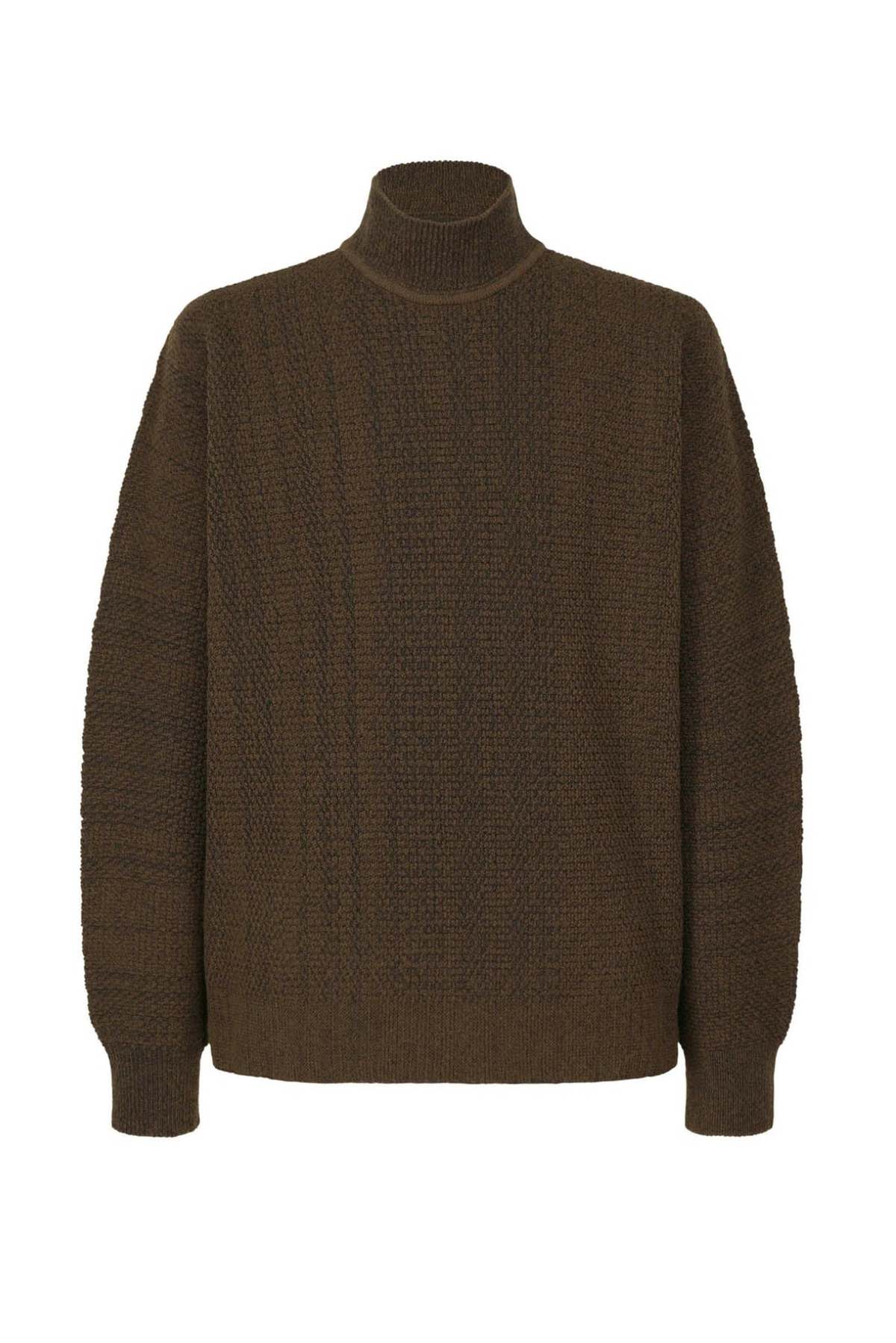 トップス HOMME PLISSE ISSEY MIYAKE RUSTIC KNIT HOMME PLISSE ISSEY MIYAKE Rustic Knit Top - Brown | Garmentory