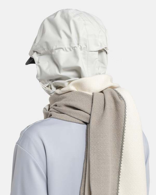 XLIM 01 Hooded Muffler - Ivory | Garmentory