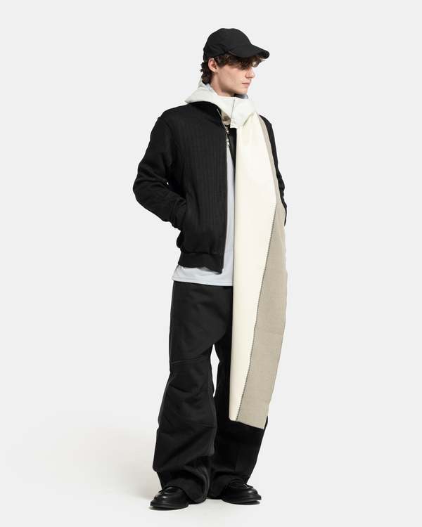 XLIM 01 Hooded Muffler - Ivory | Garmentory