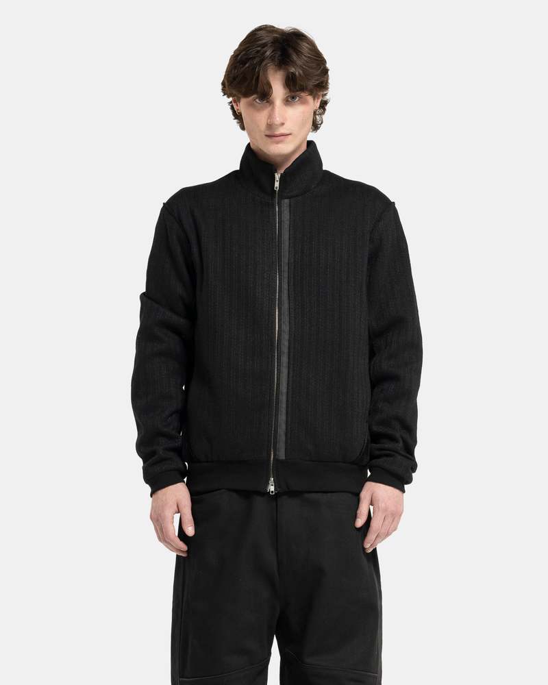 XLIM 01 Jersey Zip-Up - Black | Garmentory