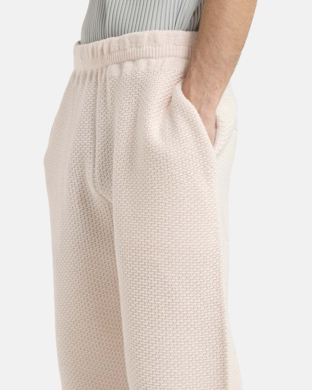 パンツ HOMME PLISSE ISSEY MIYAKE RUSTIC KNIT Brown Rustic Knit Sweatpants by HOMME PLISSÉ ISSEY MIYAKE on