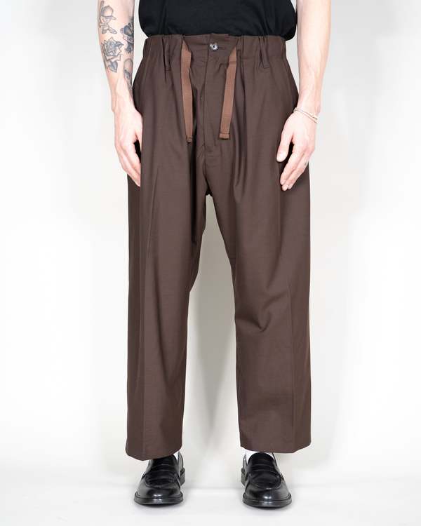 Sillage baggy trousers ベージュ Sillage Baggy Trousers - Brown | Garmentory