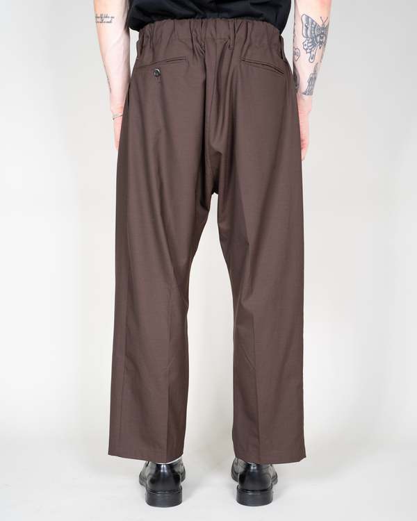 Sillage Baggy Trousers - Brown | Garmentory
