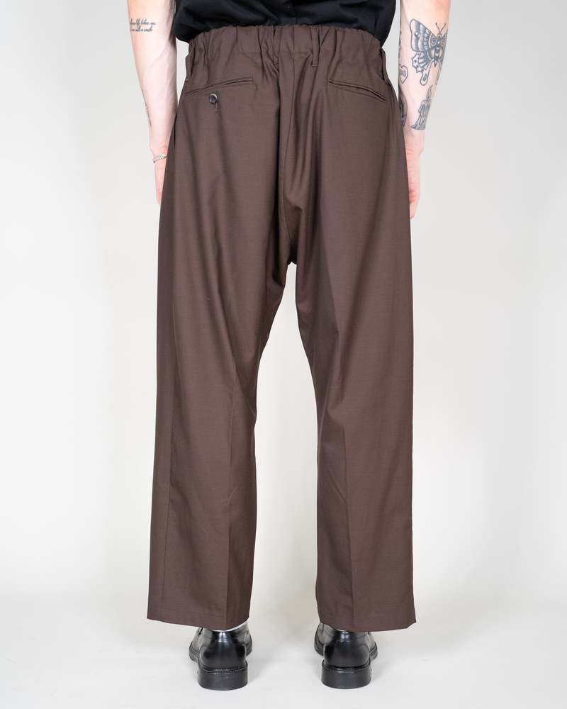 Sillage Baggy Trousers - Brown | Garmentory