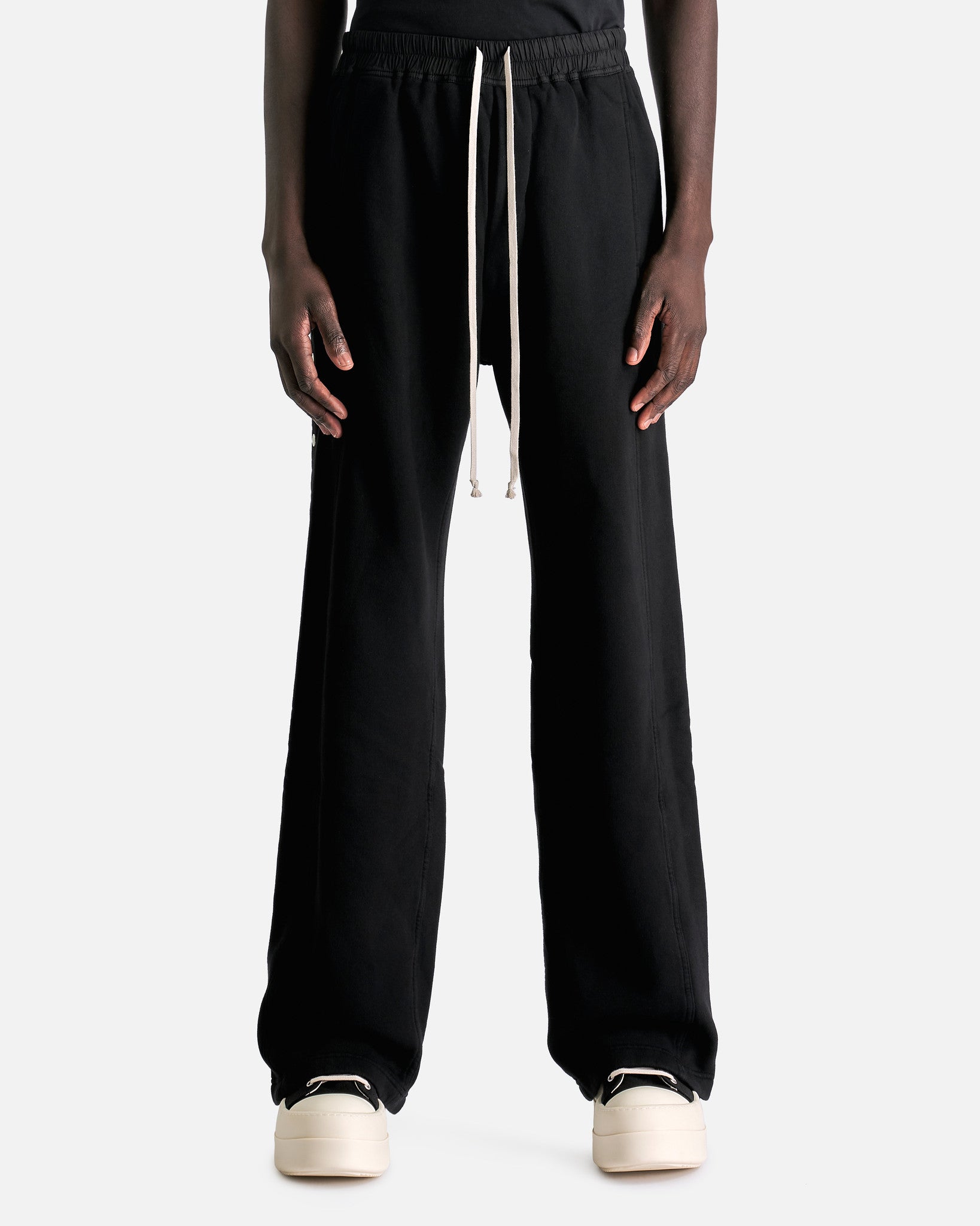 パンツ julius archive sarouel sweat pants rick Rick Owens Pusher Sweatpants - Black | Garmentory