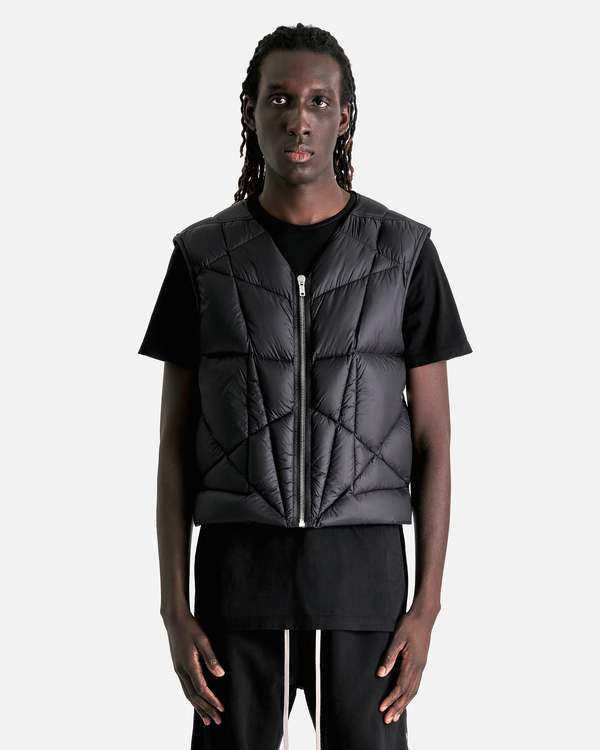 Rick Owens SL Liner Vest - Black | Garmentory