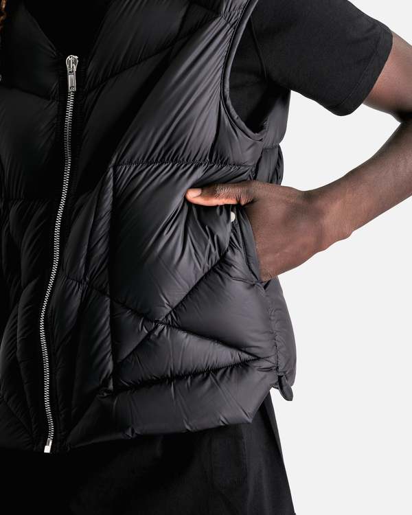 Rick Owens SL Liner Vest - Black | Garmentory