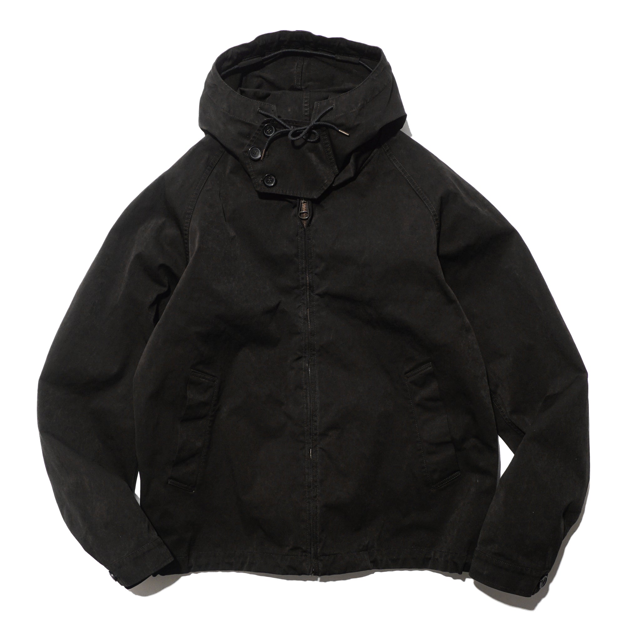 Ten c Anorak 48　BLACK ANORAK-JACKET--BLACK--