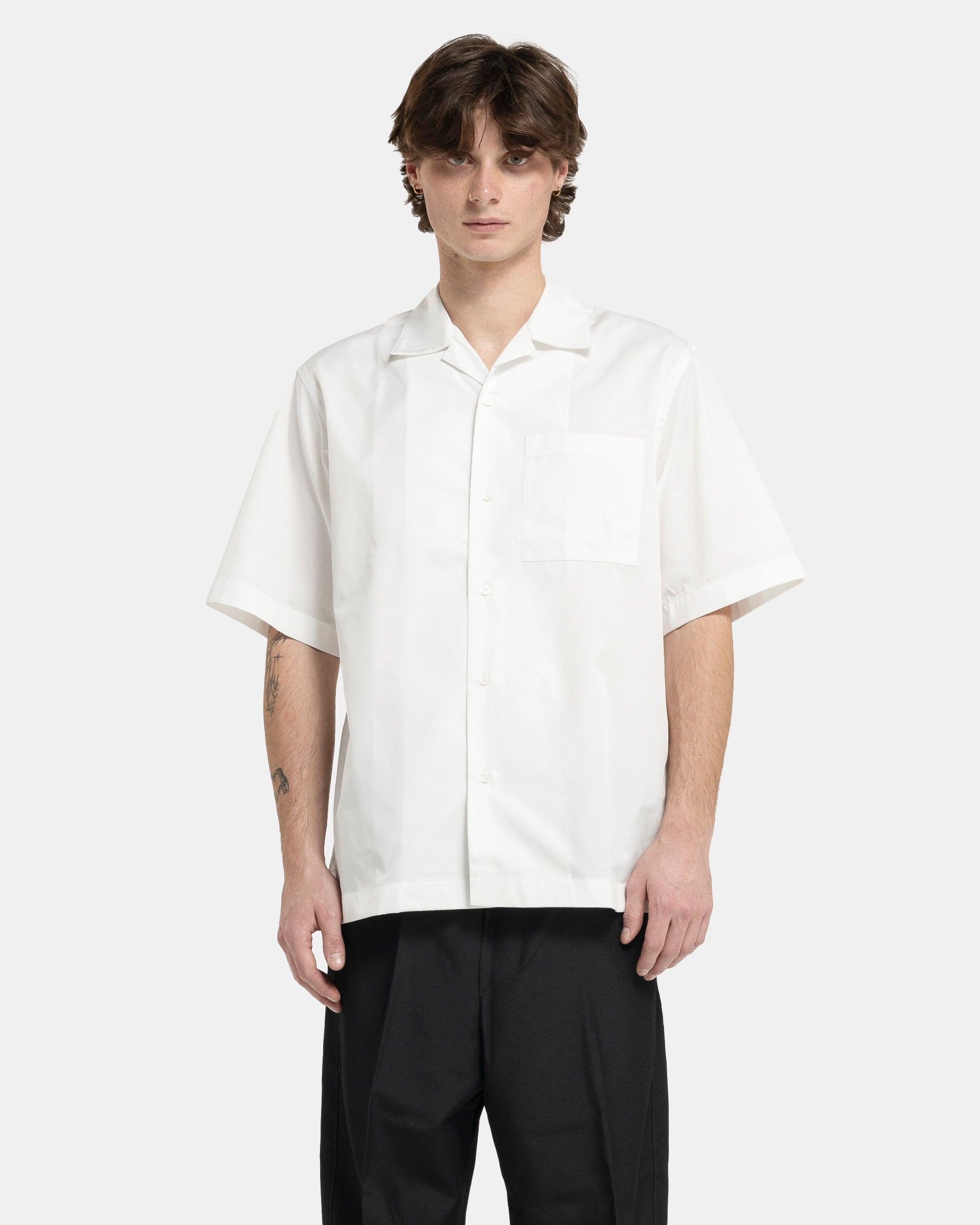 ★OAMC★ Supply Man to Man White 23E28OAJ32NYL00790100 23E28 OAMC Kurt Shirt - White Scribble | Garmentory
