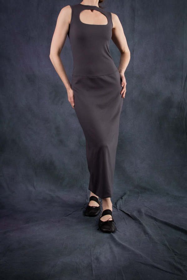 knee length dresses for ladies Women's Metallic Maxi Dress