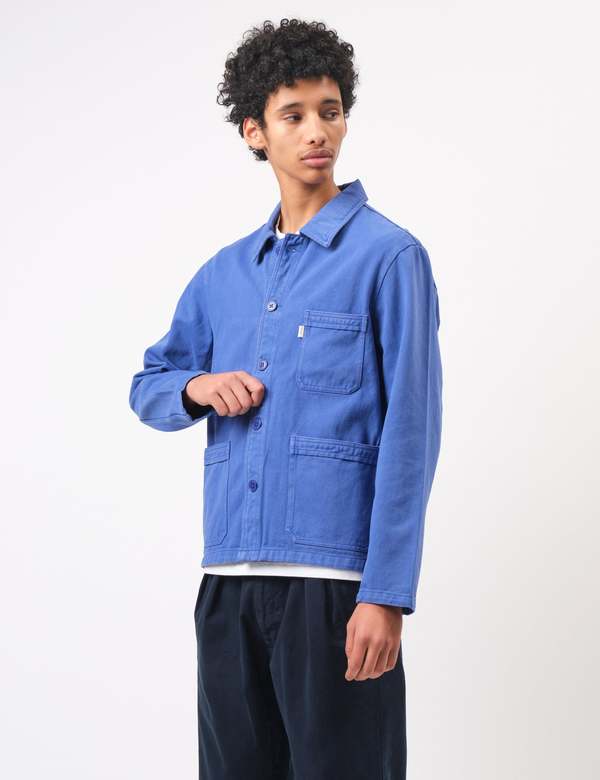 Bhode French Chore Jacket Mk.II - Bugatti Blue | Garmentory