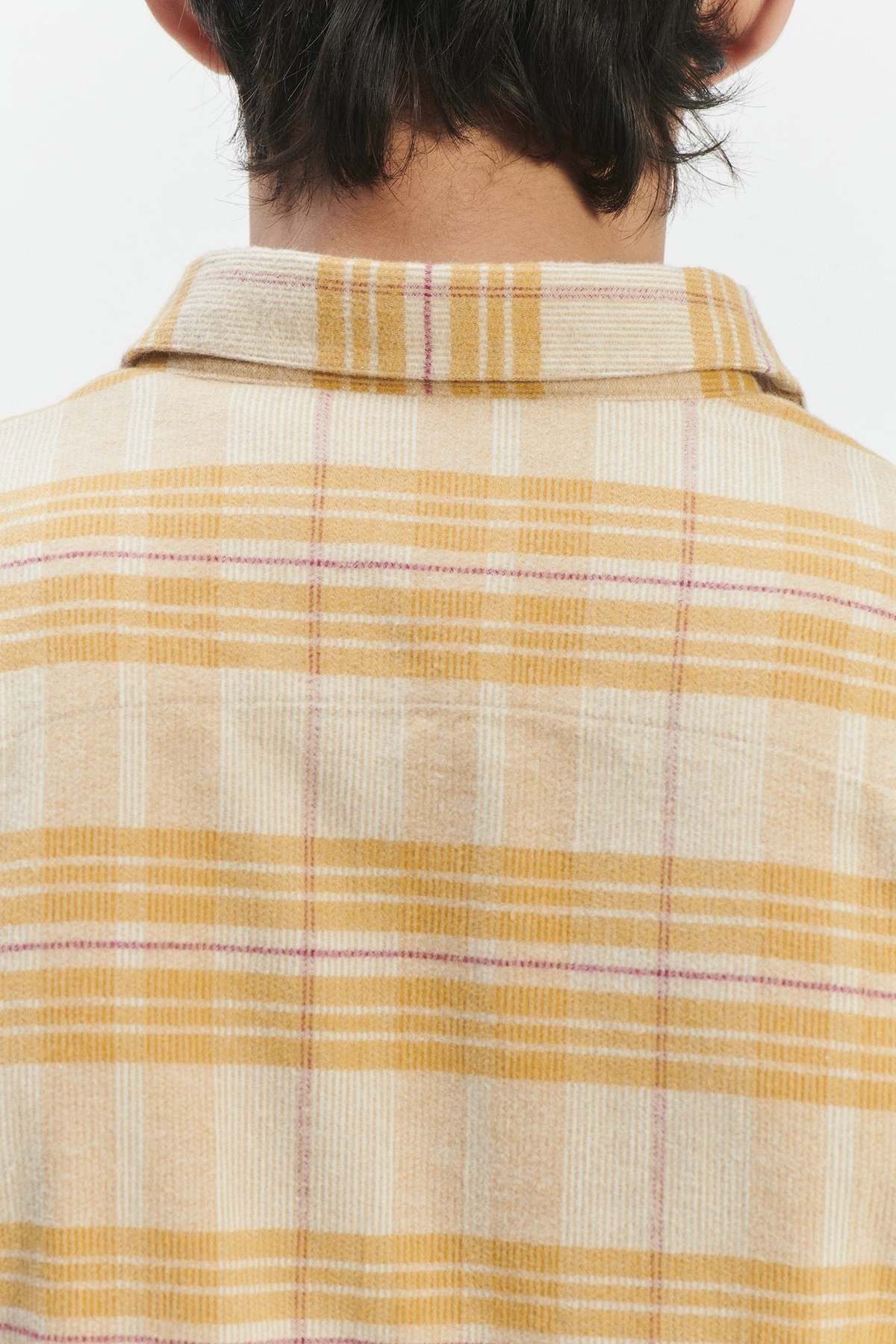 Delikatessen Feel Good Shirt - Yellow Subtle Chequered - Image 9 of 9