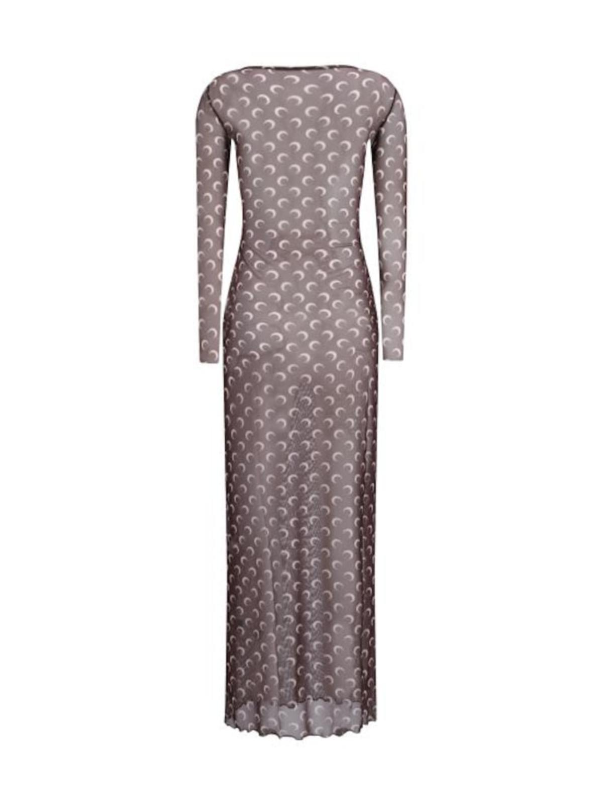marine serre dress brown Marine Serre Brown Moon Jacquard Twill Minidress Marine Serre