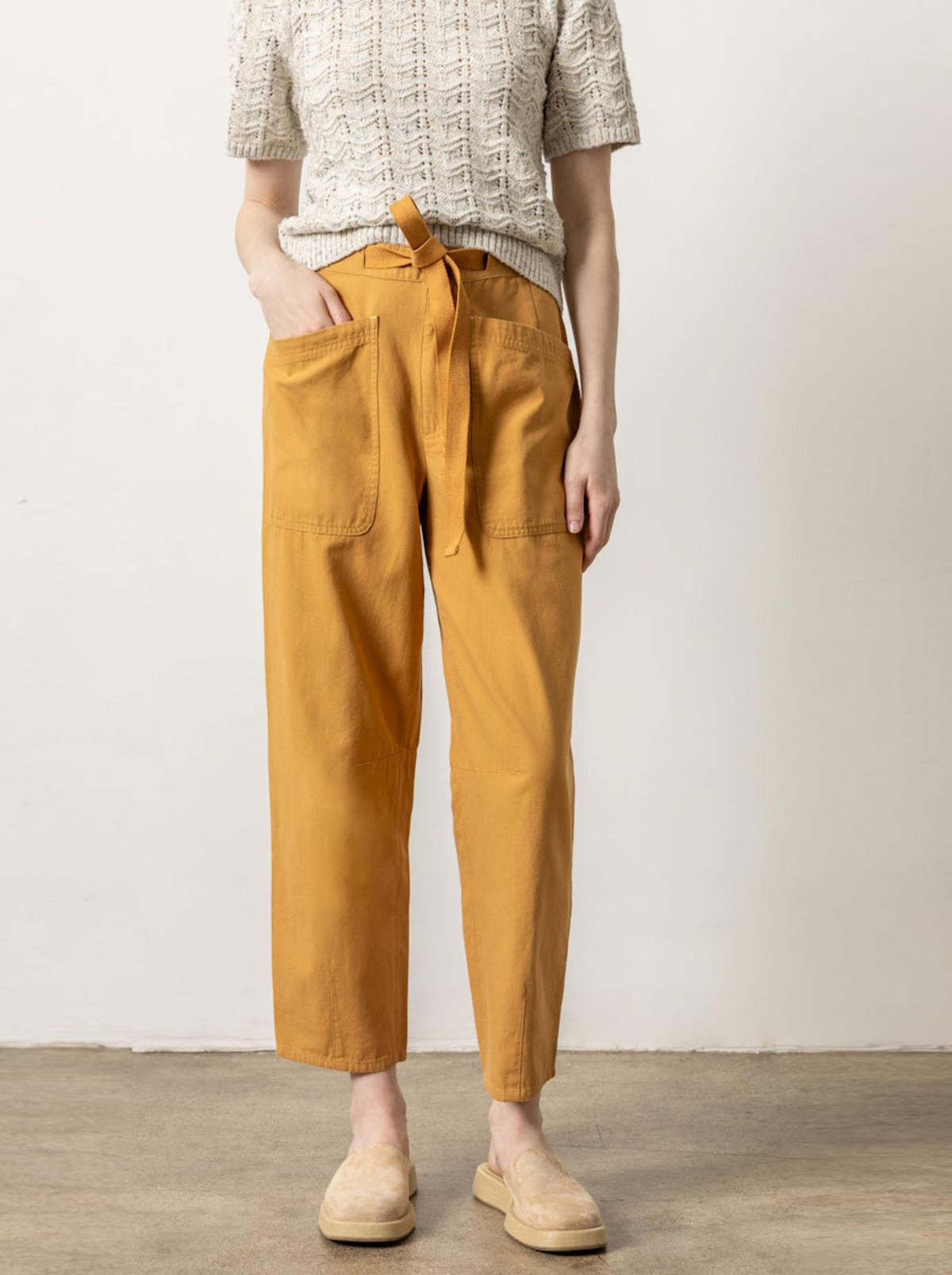 Tumeric Pant Lilla P. Tapered Pant - Turmeric | Garmentory