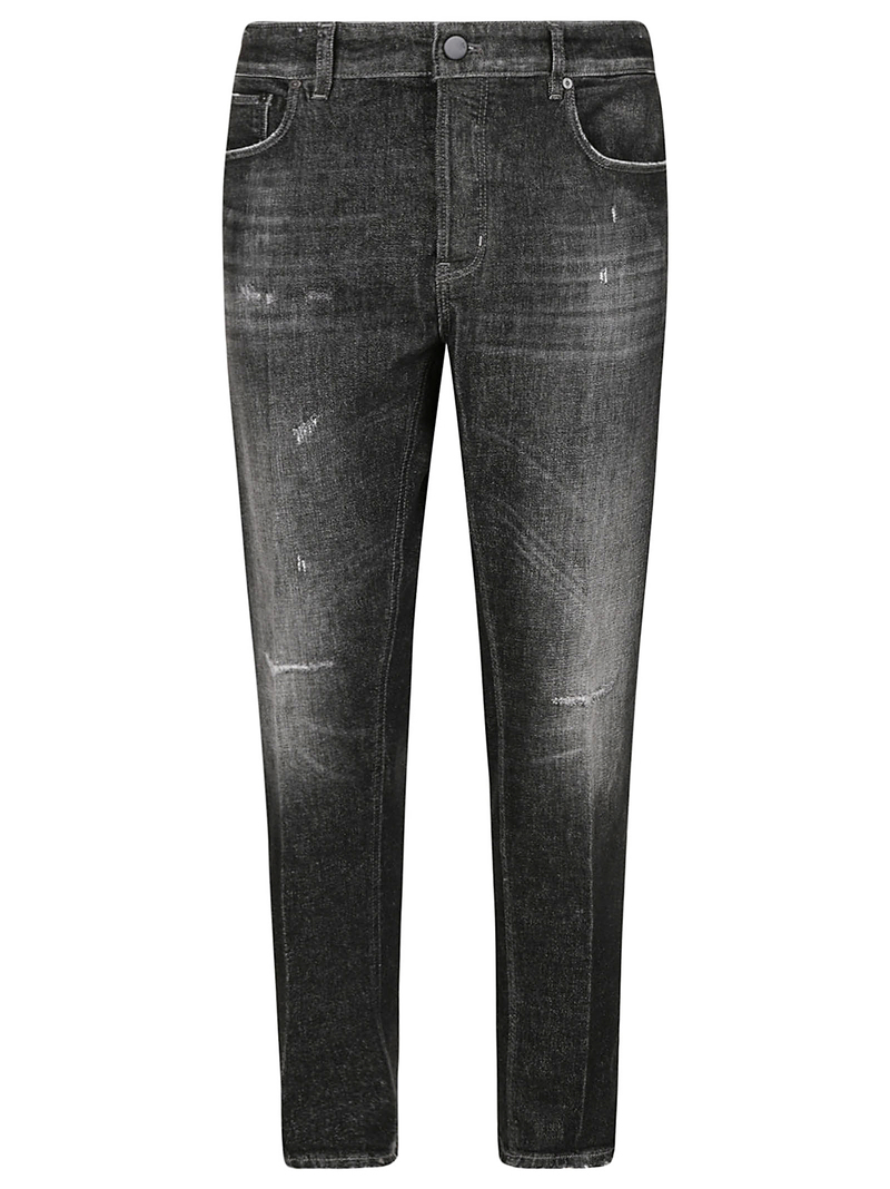 パンツ PT TORINO REGGAE 33inc Black Jeans Reggae in black denim da uomo, blu | PT Torino