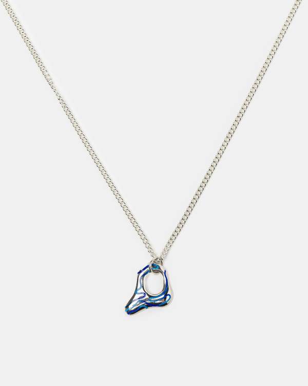 OCTI Ocean Pendant Necklace - Silver