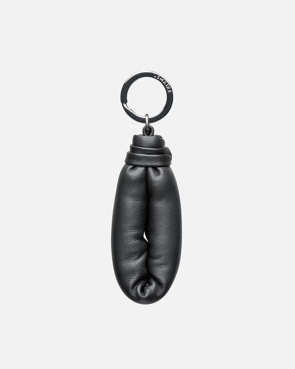 LEMAIRE 〈WADDED KEY HOLDER〉 Wadded Key Holder in Dark Chocolate