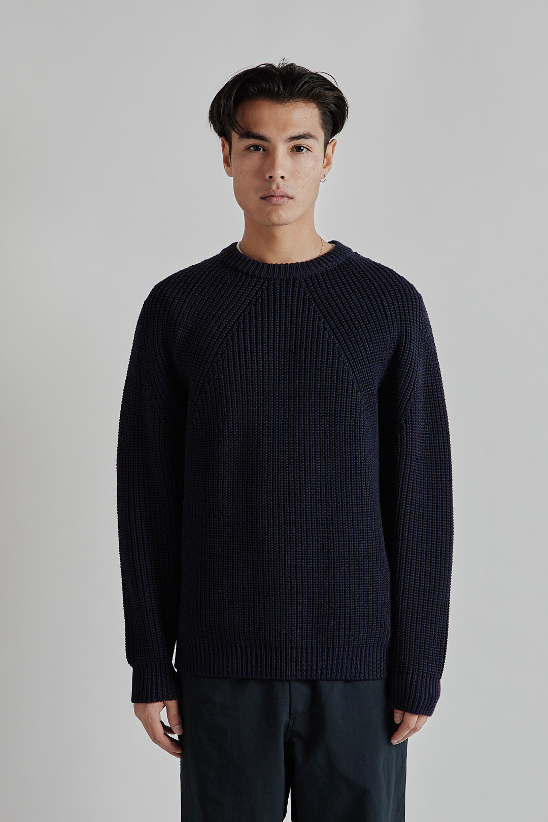 Batoner Signature Crew Neck - Navy | Garmentory