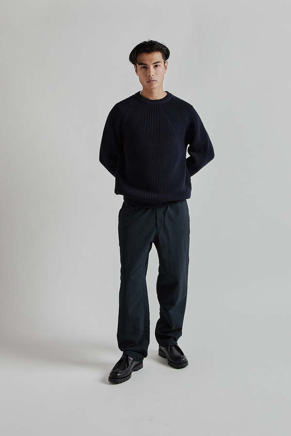 Batoner Signature Crew Neck - Navy | Garmentory