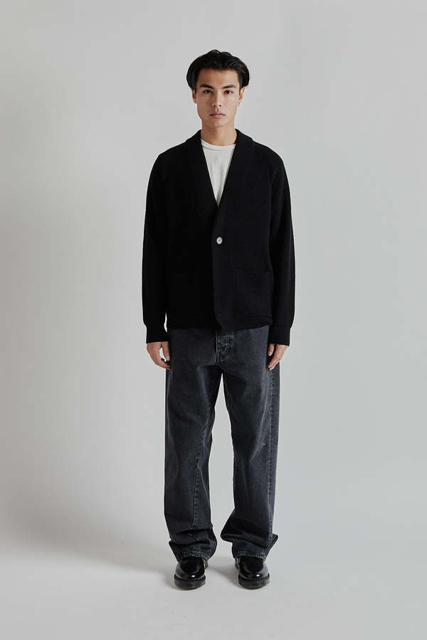 Batoner Signature Waso Cardigan - Black | Garmentory