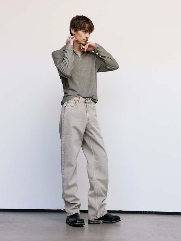 OUR LEGACY｜SWEATSHIRTS (Delicate Funnel Corroded Olive Khaki Delicate Funnel Sweater by OUR LEGACY on Sale