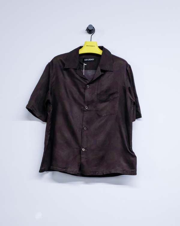 Our Legacy Cotton Silk Heusen Shortsleeve Shirt - Dotted