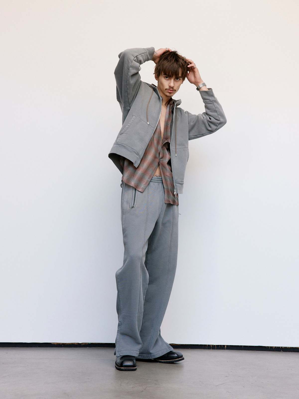 【OUR LEGACY】RASCAL HOOD Old Dye Hefty Fleeceラスカルフード Our Legacy Rascal Hood Hefty Fleece - Old Dye – Kith