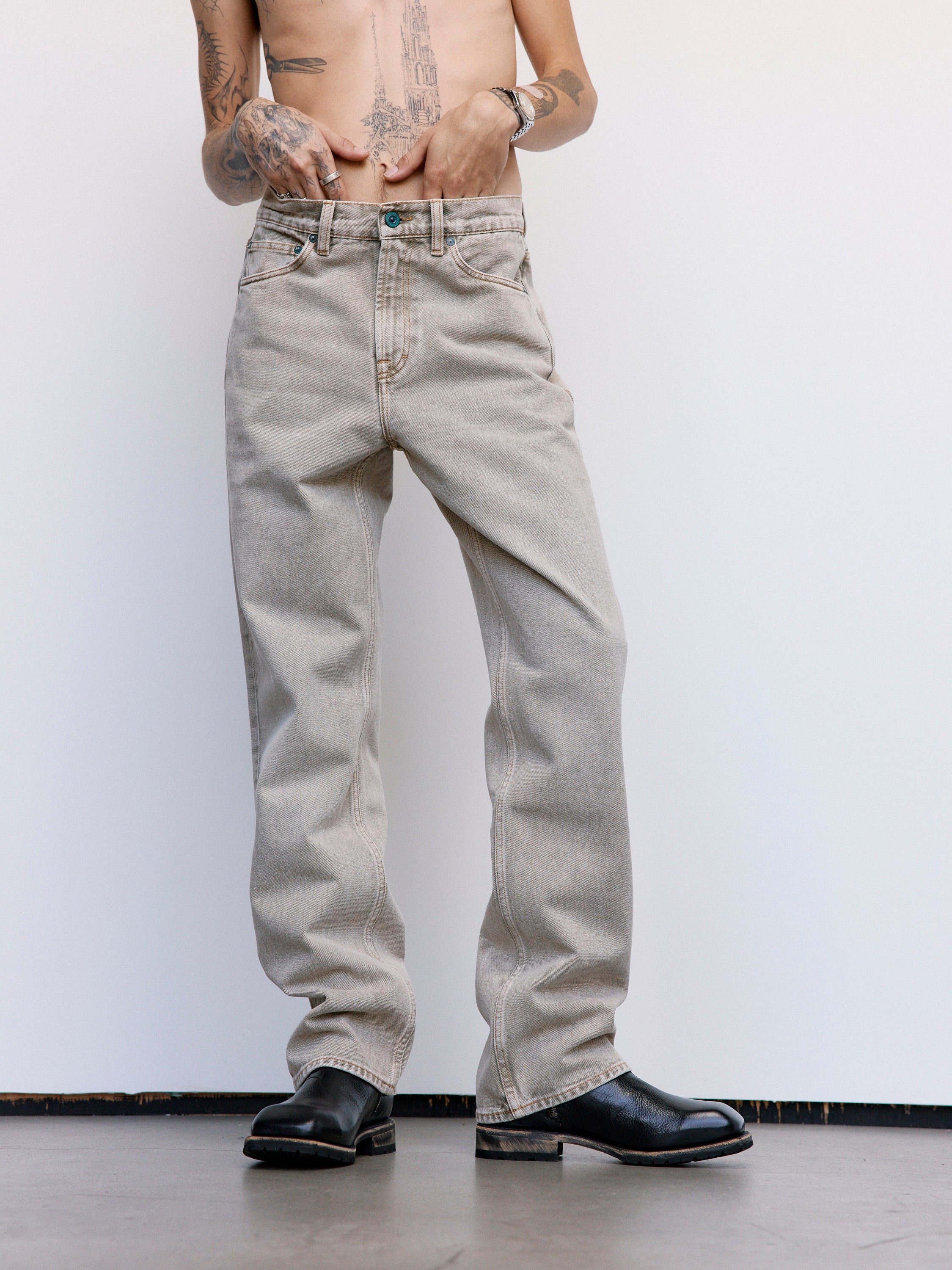 Our Legacy Formal Cut Jeans - Wet Sand Dye Wash | Garmentory